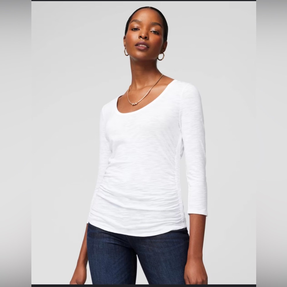 White House Black Market Women's Round Neck Top Size XL